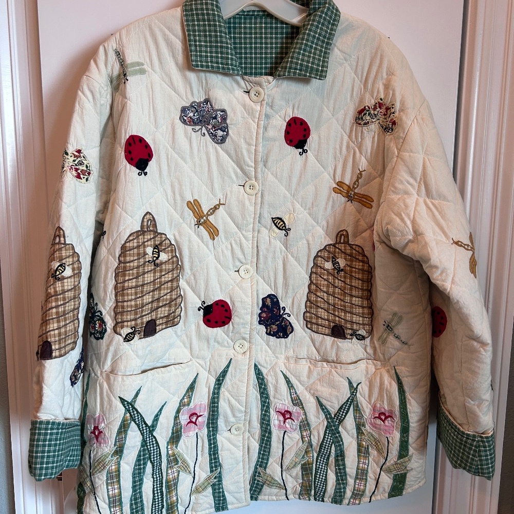 Reversible quilted jacket